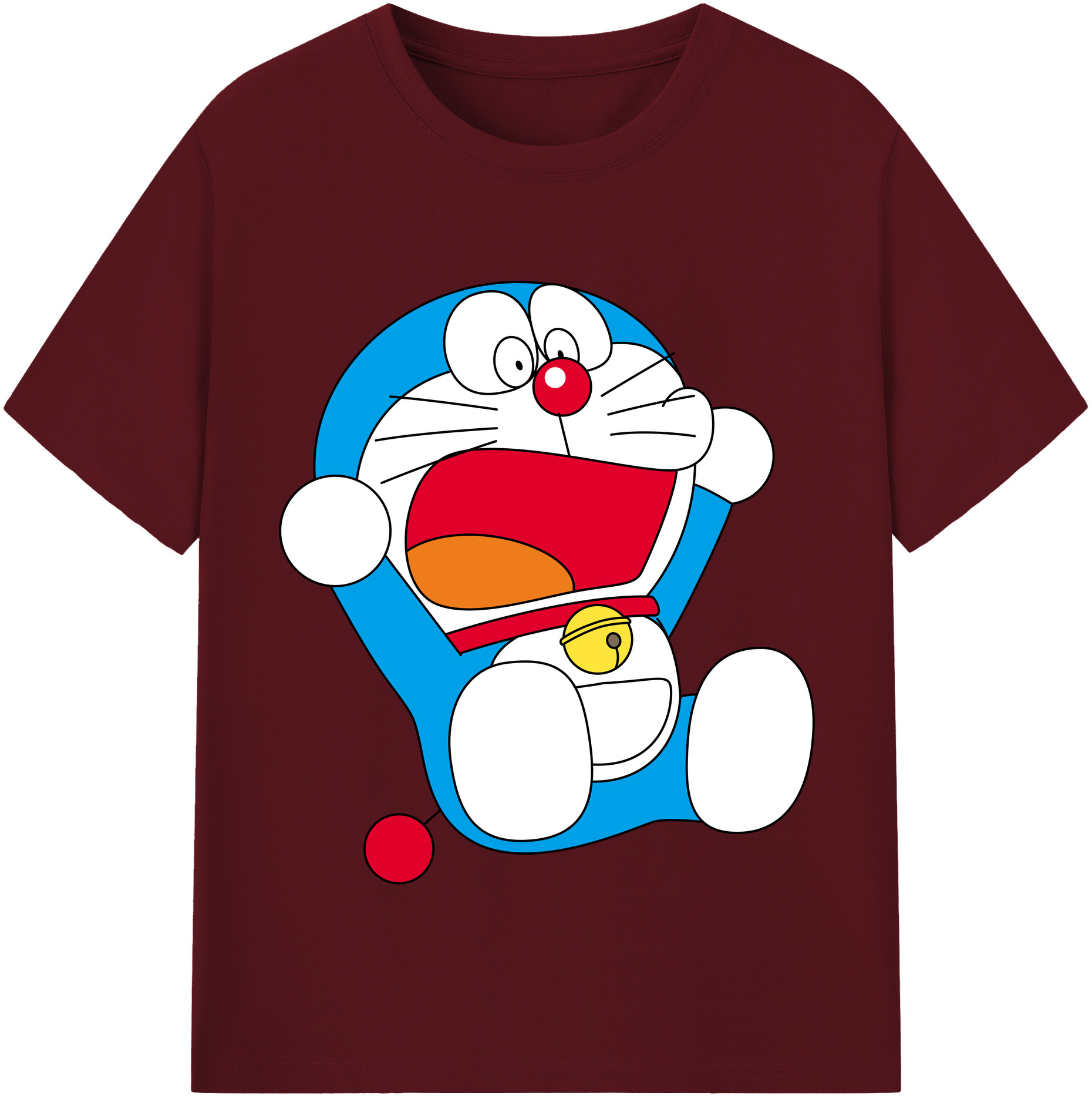 （画像用） ドラえもん Doraemon 綿100％半袖Tシャツ（フロントプリント）